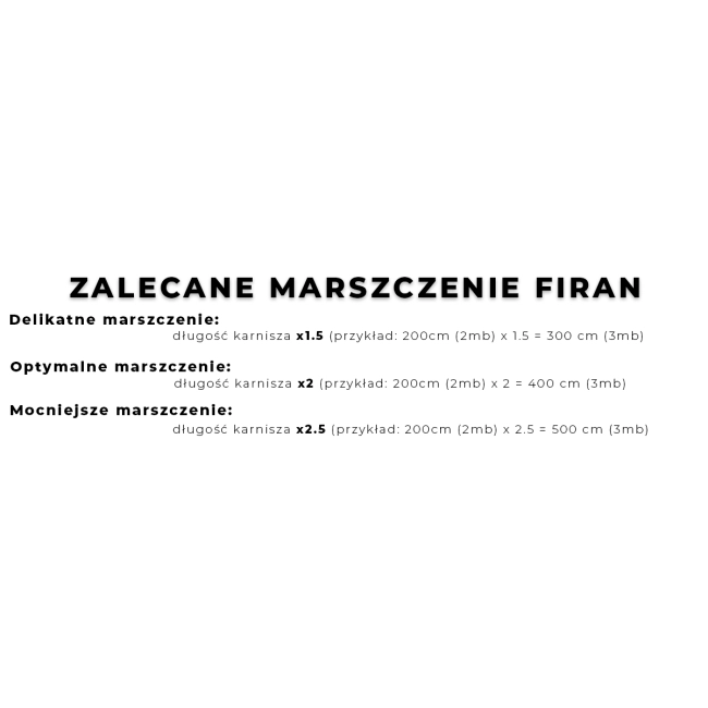 Firana do salonu na wymiar - gładka, biała, WOAL z obciążnikiem
